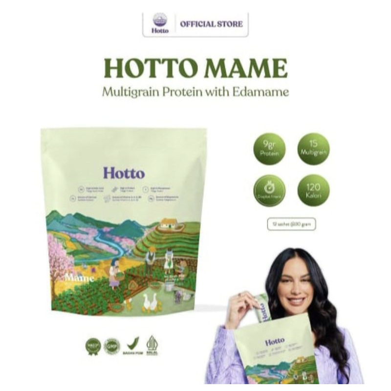 

HOTTO MAME 1 POUCH 12 SACHET BPOM HALAL AGEN RESMI