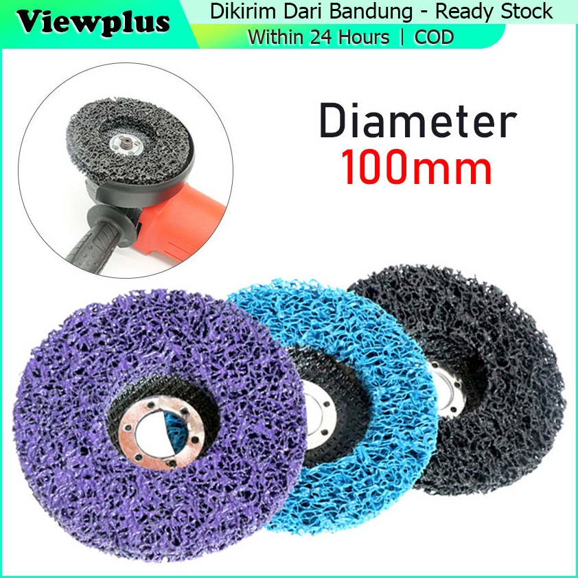 Mata Gerinda Amplas Perontok Karat dan Cat 4 Inch Amplas Disc Penghapus Perontok Pembersih Cat Karat
