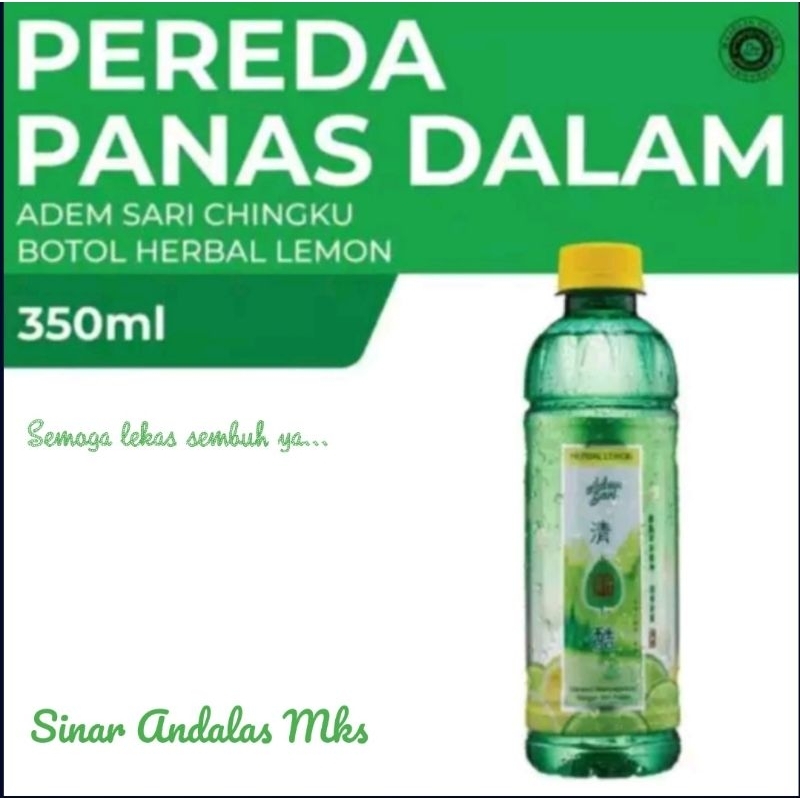 

Adem Sari Botol 350ml Herbal Lemon