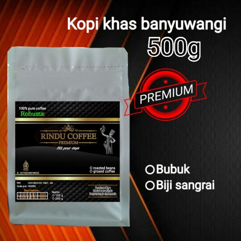 

RINDU_COFFEE.KOPI KHAS BANYUWANGI 500g