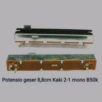 POTENSIO GESER 8,8 cm kaki 2-1 mono B50K