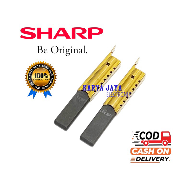 Carbon brush mesin cuci front loading sharp / Arang Mesin cuci Sharp