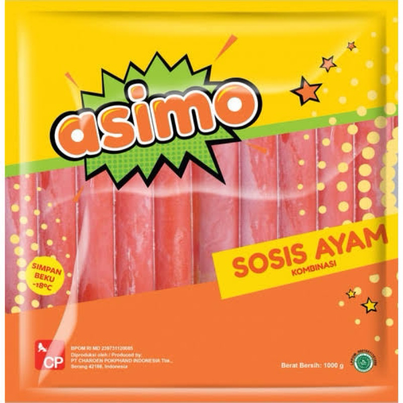 

ASIMO Sosis Ayam 1kg 30pc