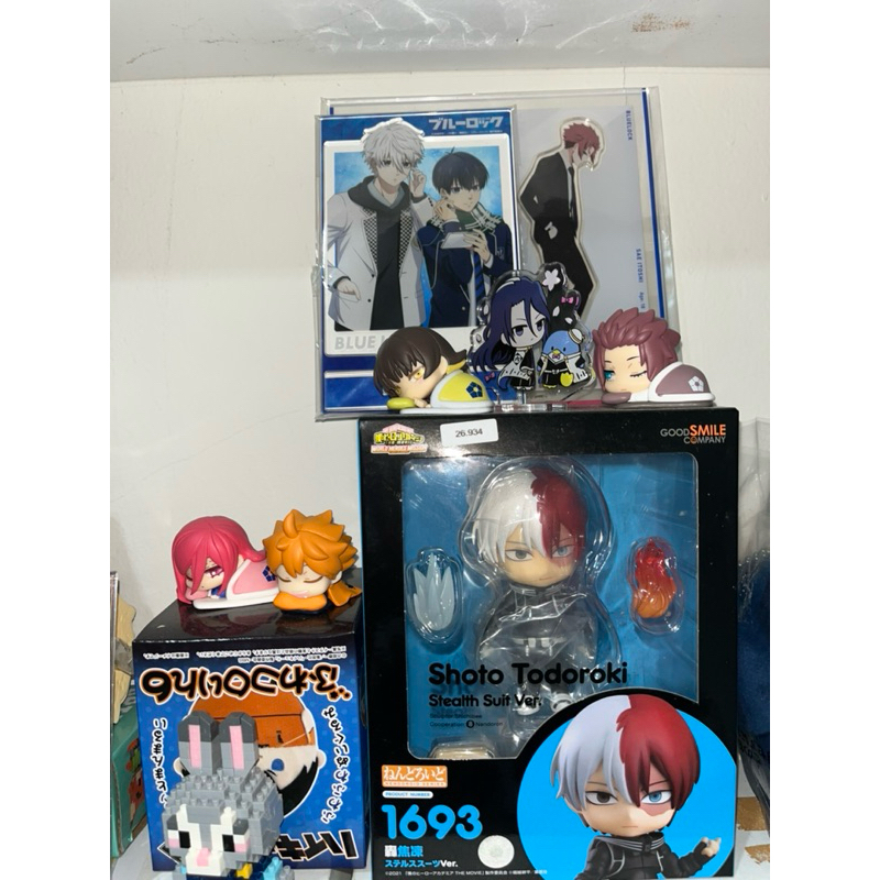 preloved merch anime mha, blue lock, haikyuu