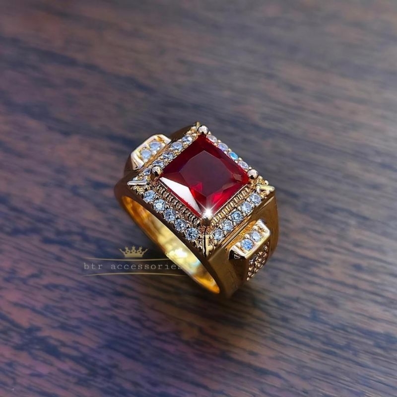 CINCIN BATU PRIA WANITA DEWASA PERMATA  ELEGANT