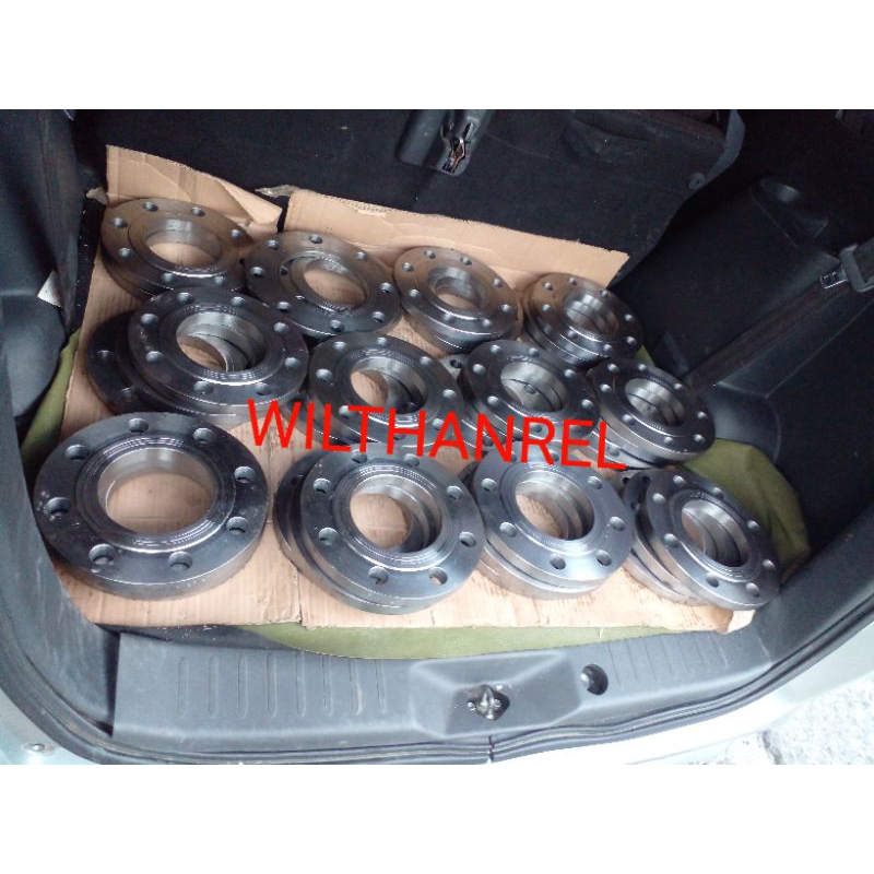 flange pn25 besi 4" bahan carbon steel