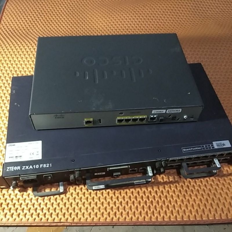 ZTE ZXA10 F821 & CISCO 881 take all sepasang