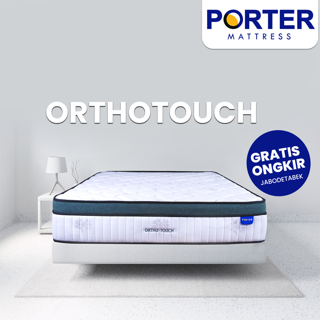 PORTER Kasur Springbed Latex Orthopedic - Orthotouch