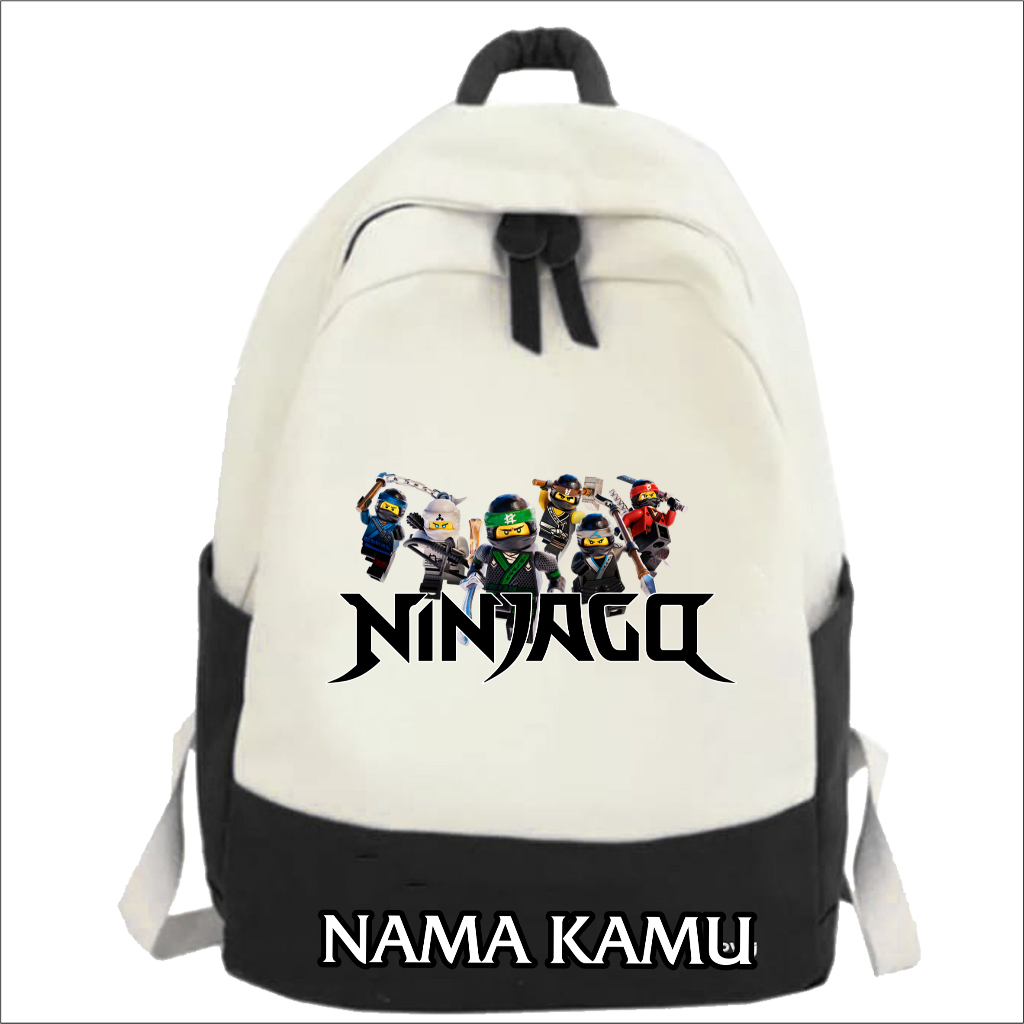 TAS Anak Motif Lego Ninjago Tas Sekolah Ransel Laki-laki dan Perempuan
