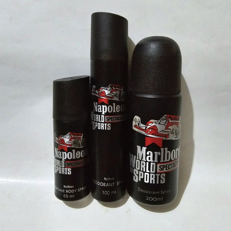 Parfum Pria Napoleon Marlboro HITAM Deodorant Spray 200 ml 100ml 65ml