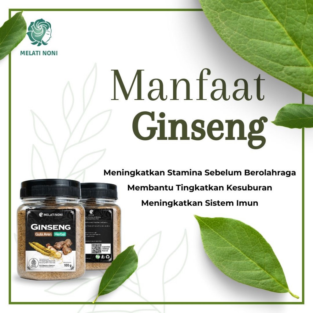 

GINSENG Jahe Merah Purwaceng Pasak Bum Gula Aren Herbal Stamina Pria Original 1 Kg Melati Noni
