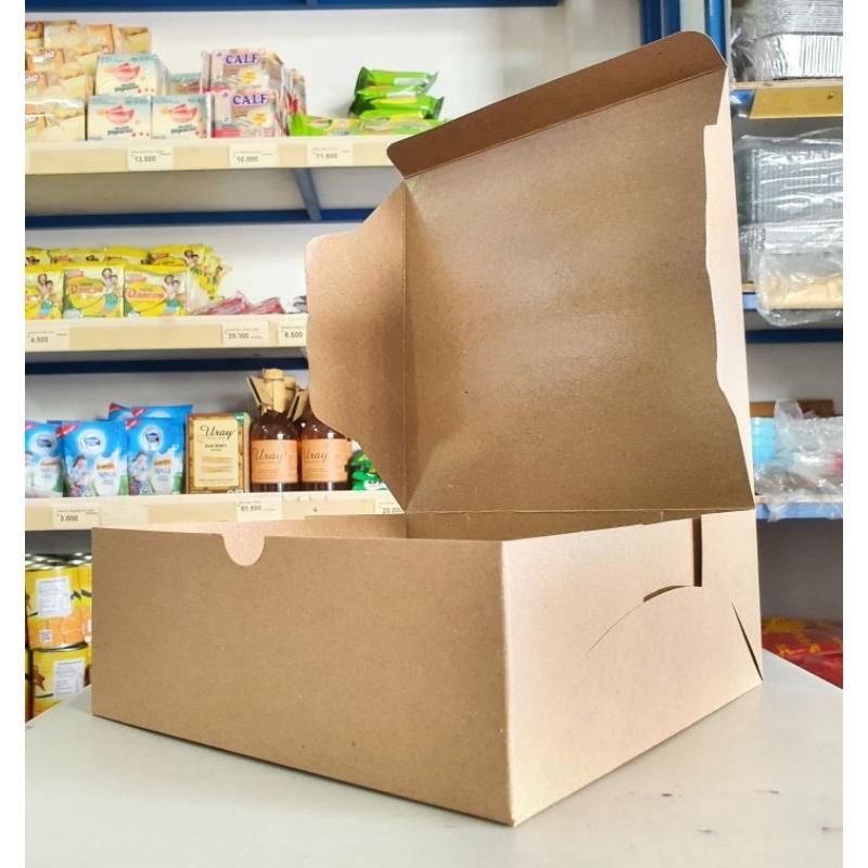 

Kotak Kue 20 x 20 x 7,5 Cm / Dus Kue 20 x 20 x 7,5 Cm (10Pcs)