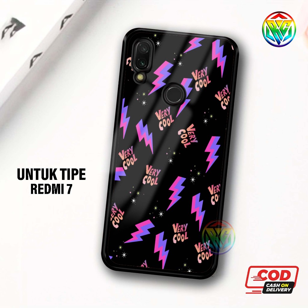Real Case Xiomi Redmi 7 Terbaru Case kilau - New Case Glossy casing Hp Xiomi Redmi 7 [Motif PTR] - H