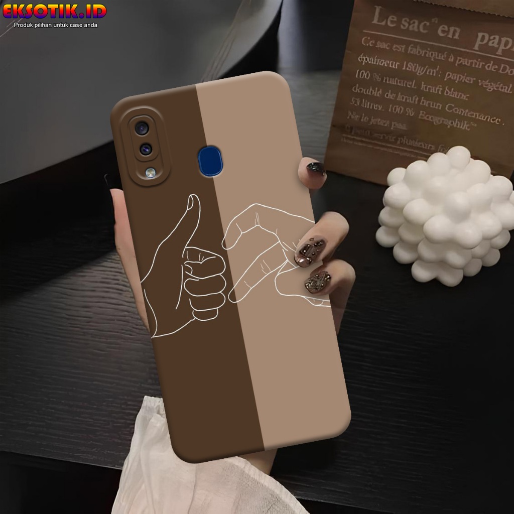 Case Samsung A20 / A30 - Casing Samsung A20 / A30  - Fashion Case - Silikon Samsung A20 / A30  - Mot