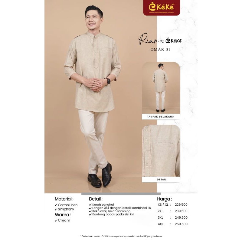 Keke | Koko KD DL Omar 01 - Busana Muslim Terbaru