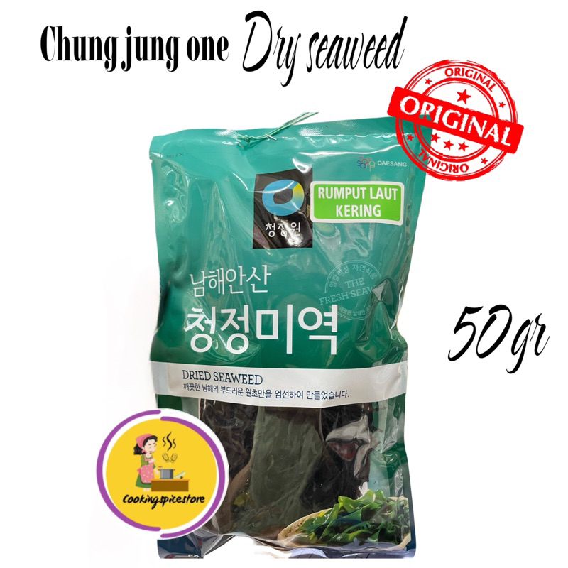 

Chung Jung One Dried Seaweed 50gr - Rumput Laut Kering / Miyeok