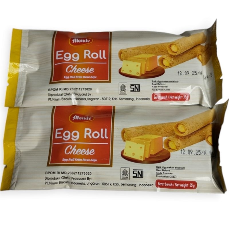 

Biskuit Monde egg roll cheese 10 x 35gr