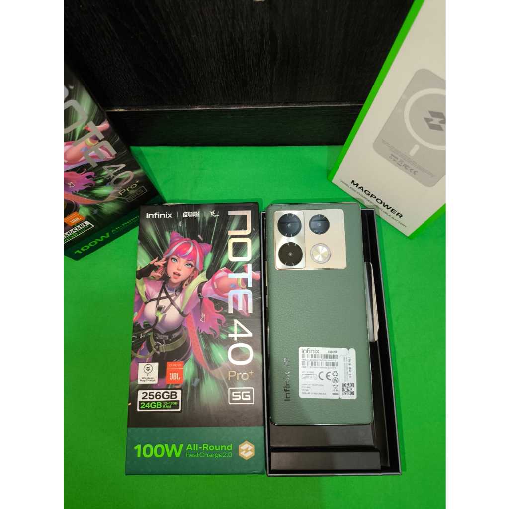 INFINIX NOTE 40 PRO+ 5G 12/256GB SECOND FULLSET GARANSI