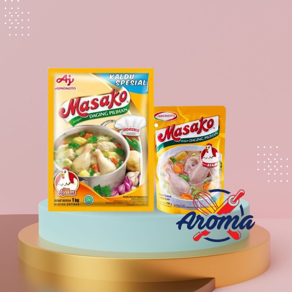 

Masako Bumbu Kaldu Ayam Penyedap Rasa