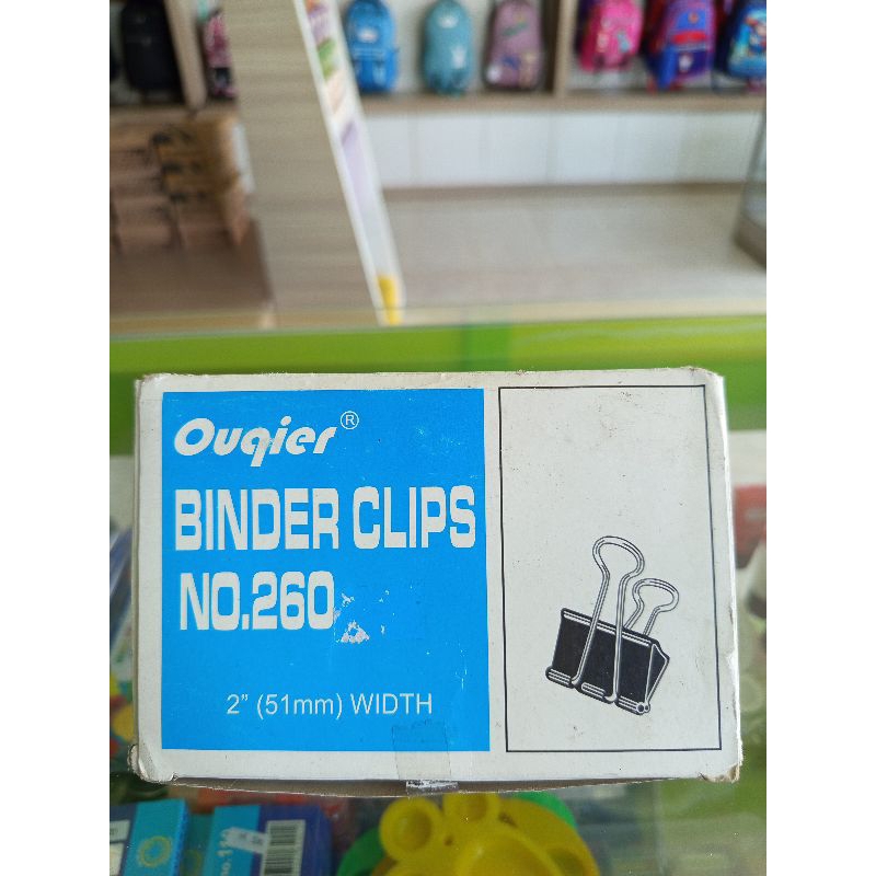 

BINDER CLIPS No. 260 Ouqier (PAK)