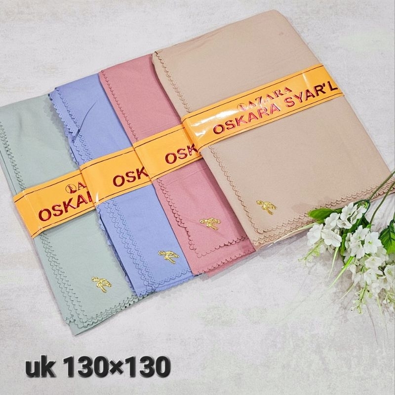 segi empat syari jumbo polos oscara lasercut azara