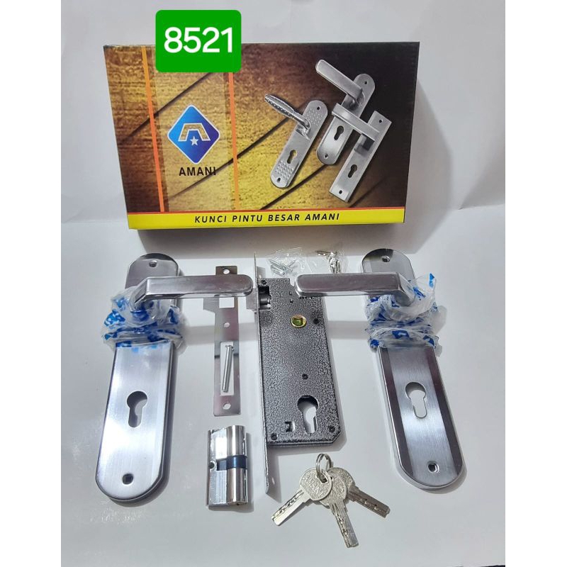 Slot Pintu Besar BABET / Kunci Pintu Besar BABET AMANI Kotak Oval 8521