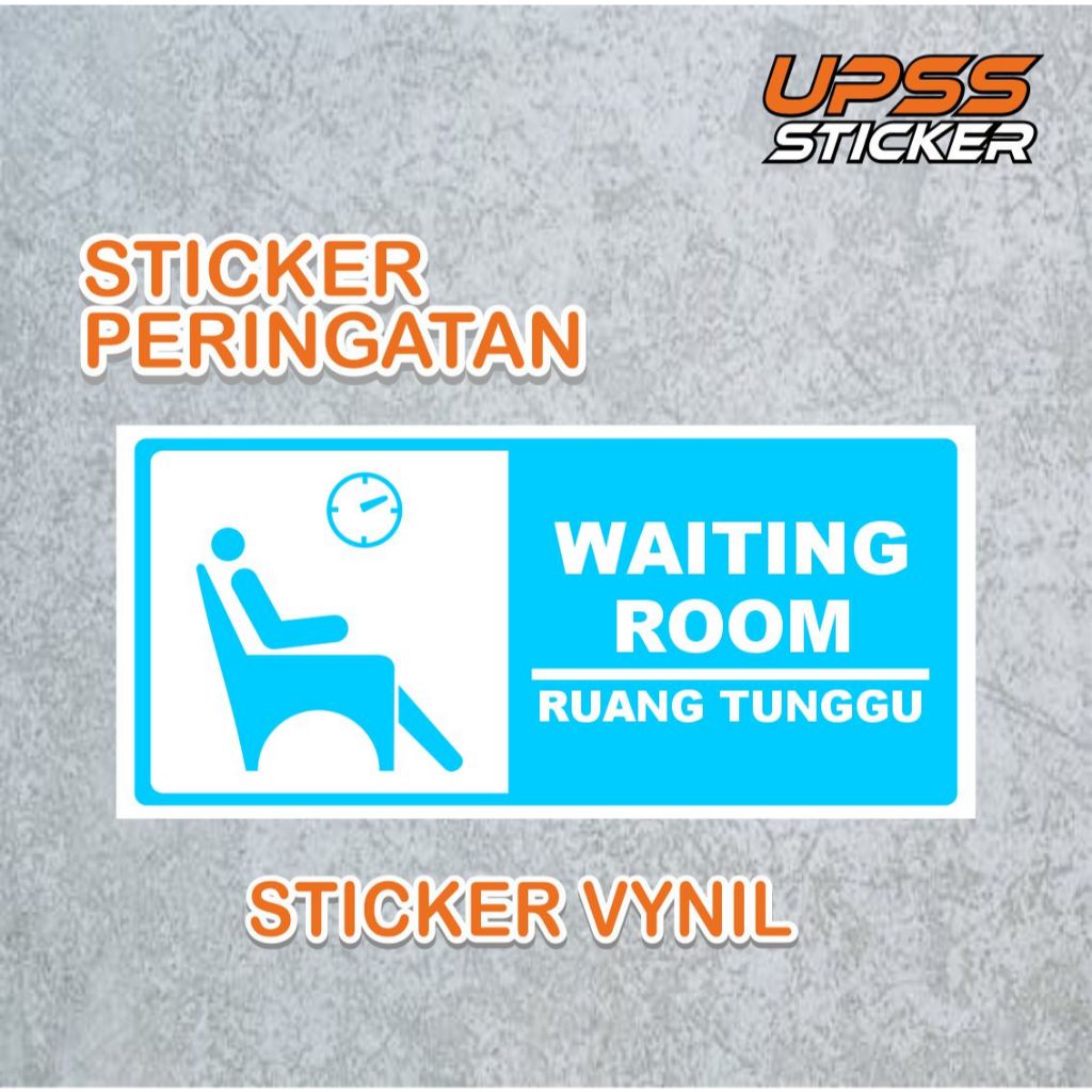 

STICKER VINYL KEREN WAITING ROOM / RUANG TUNGGU