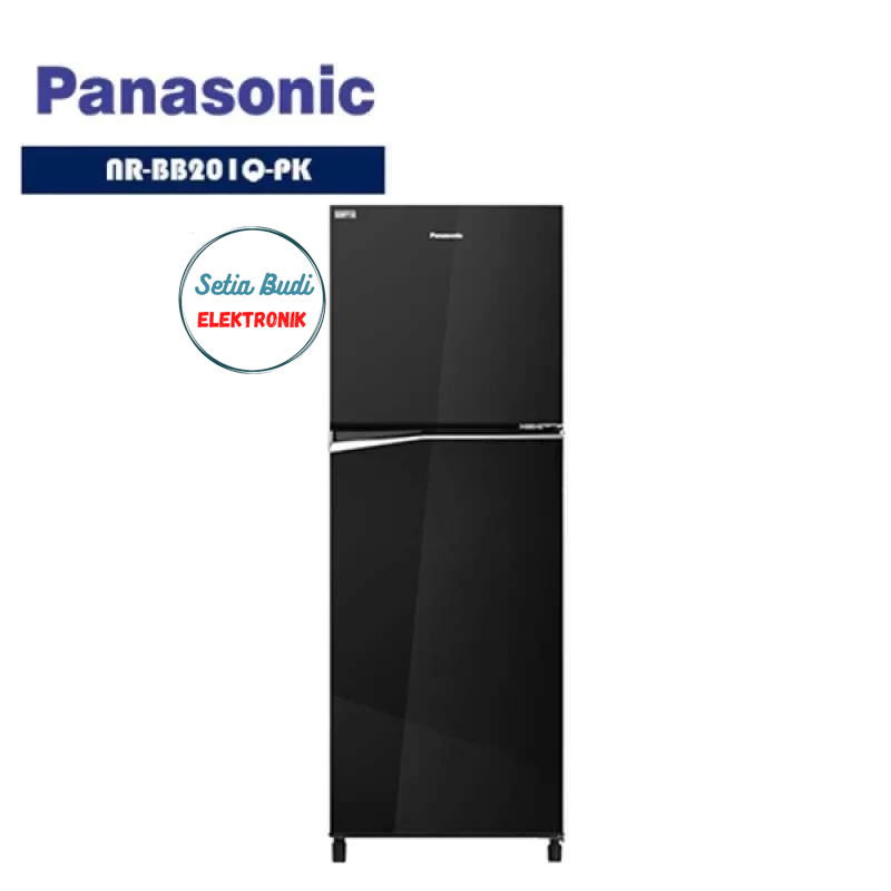 PANASONIC NR-BB211q-pK HITAM KULKAS INVERTER 2 PINTU