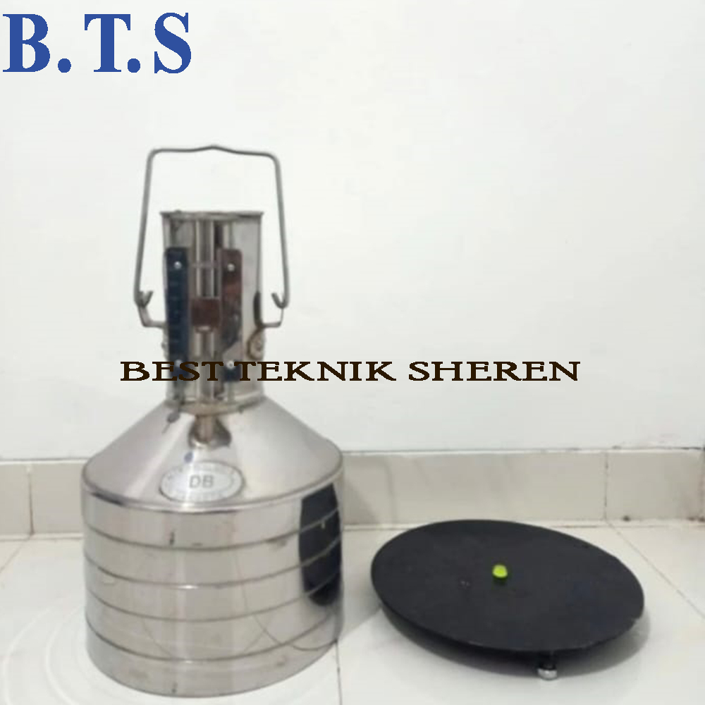 Bejana ukur bbm bahan stainless steel ukuran 10 liter brand DB