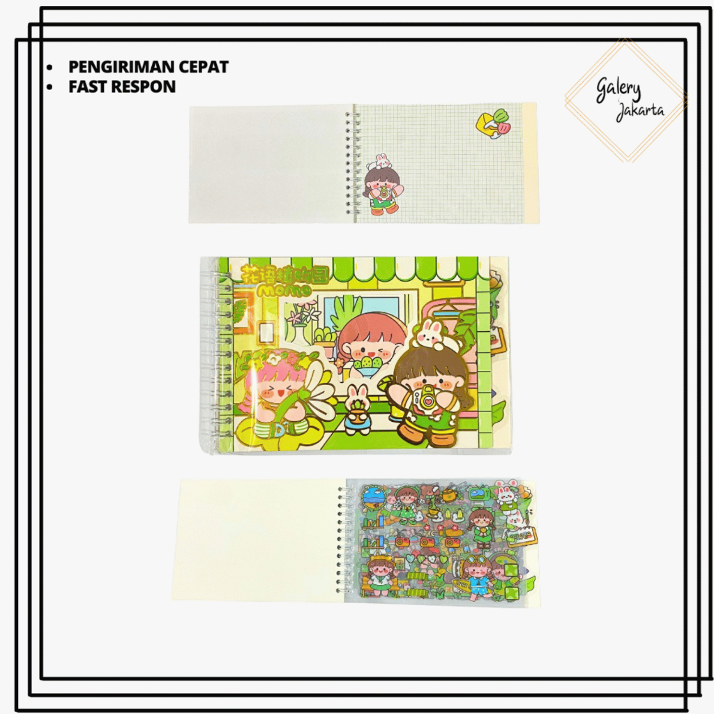 

GL Stiker Momo Karakter Motif Korea Lucu Decorasi Gelas,Buku Stiker