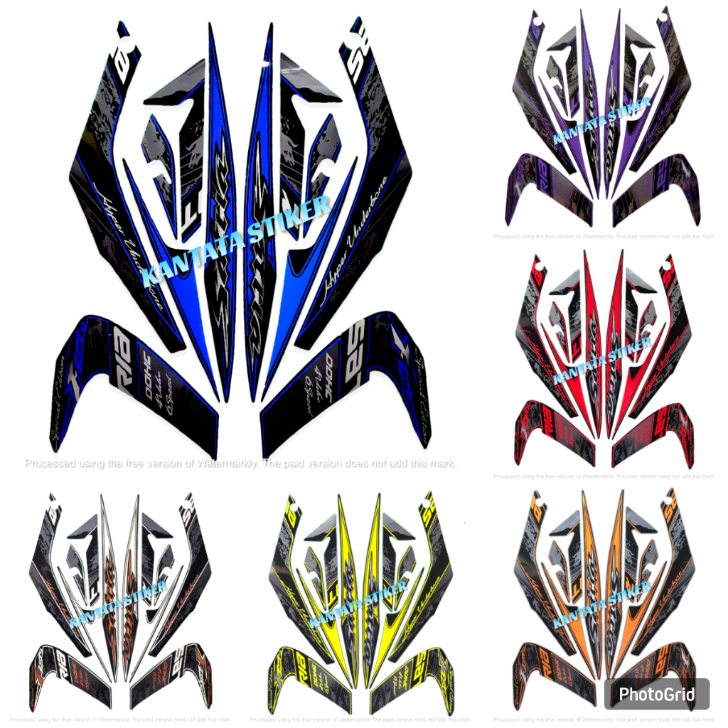 STIKER STRIPING LIS BODY SATRIA FU BARONG 2012 SE SPESIAL EDITION SICKER SATRIA F150 2012 FULL SET