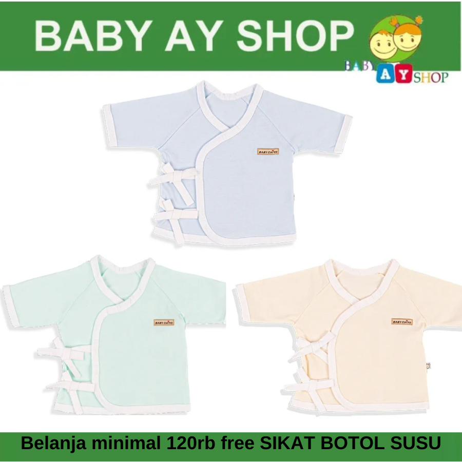 Baju Kimono Polos Warna Untuk Bayi Baru Lahir Isi 3Pc