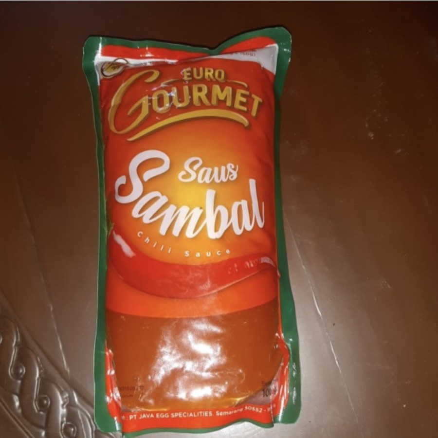 

Saus cimory sambal pedas chilli sauce euro gourmet 1kg HALAL MUI BPOM