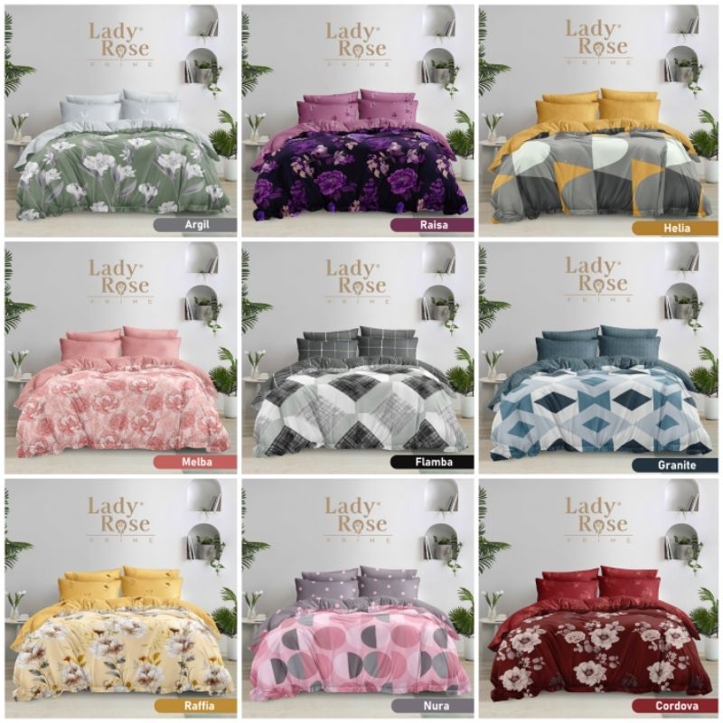 Lady Rose - Sprei Lady Rose Uk 180x200 / Sprei Lady Rose Uk King Size 180x200 / Lady Rose / Internal
