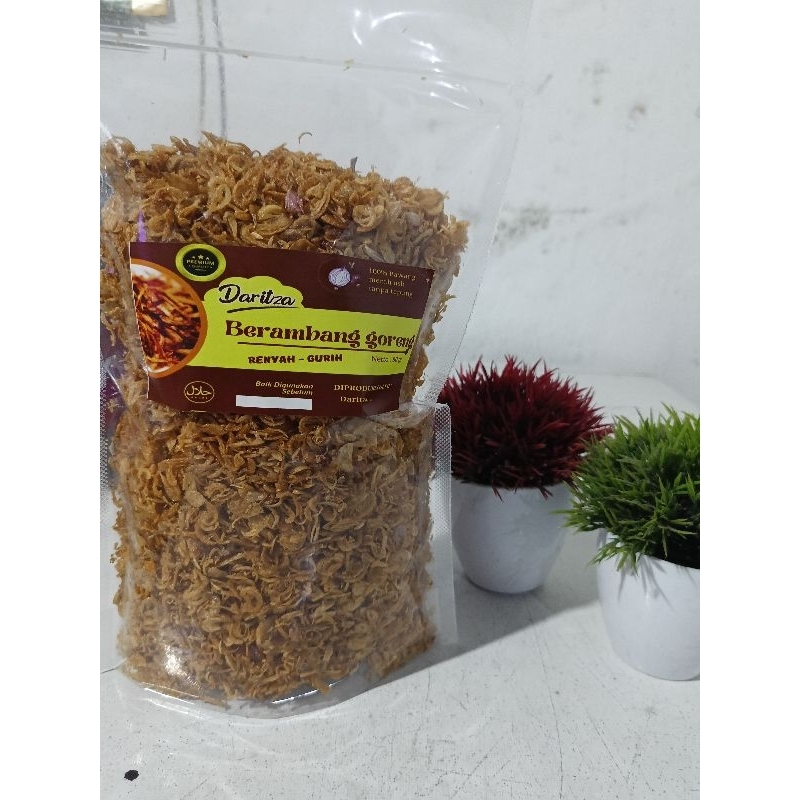 

BERAMBANG GORENG DARITZA 500gr Refill \ BRAMBANG GORENG \ BAWANG MERAH GORENG\100% BAWANG MERAH ASLI / Renyah Gurih