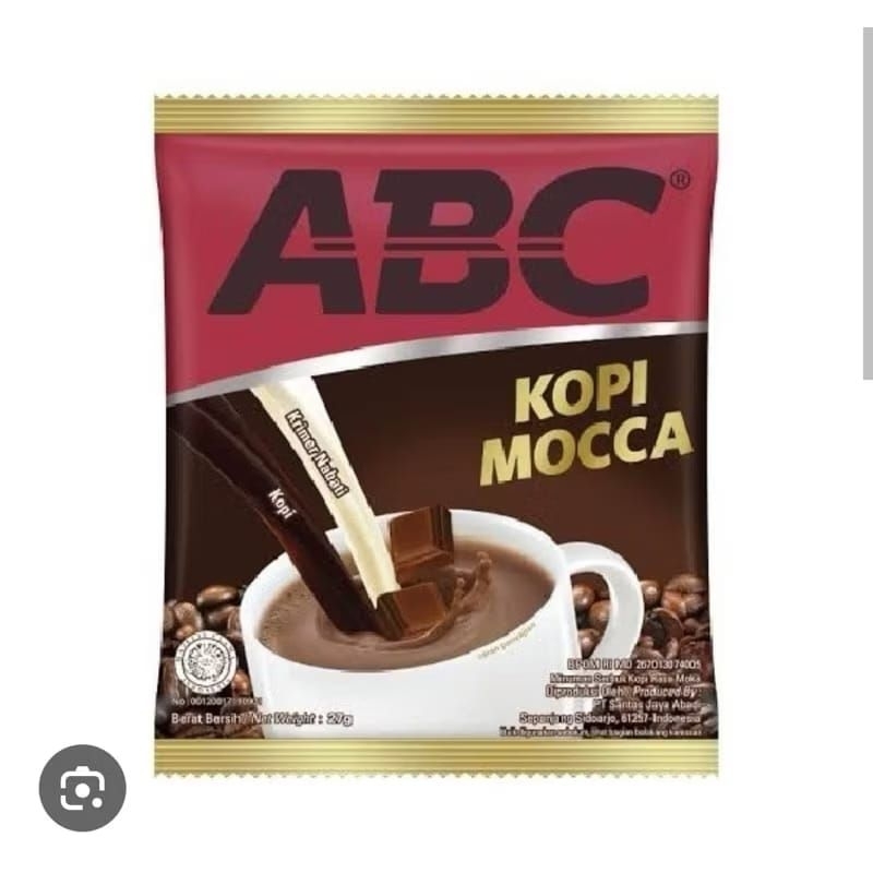 

Kopi ABC Mocca renceng isi 10