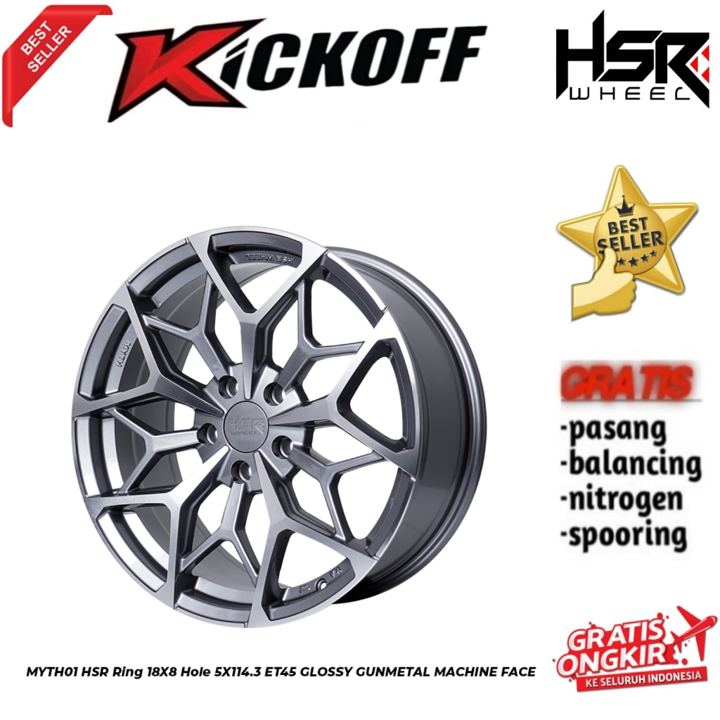 VELG MOBIL RING 18 MYTH01 HSR BUAT MOBIL XPANDER CROSS OUTLANDER JUKE ELGRAND XTRAIL DLL