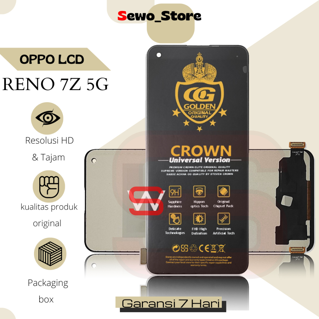 LCD OPPO RENO 7Z 5G / TOUCHSCREEN OPPO A95 4G / RENO 7Z 5G / RENO 8Z 5G ORIGINAL FULLSET COMPLETE