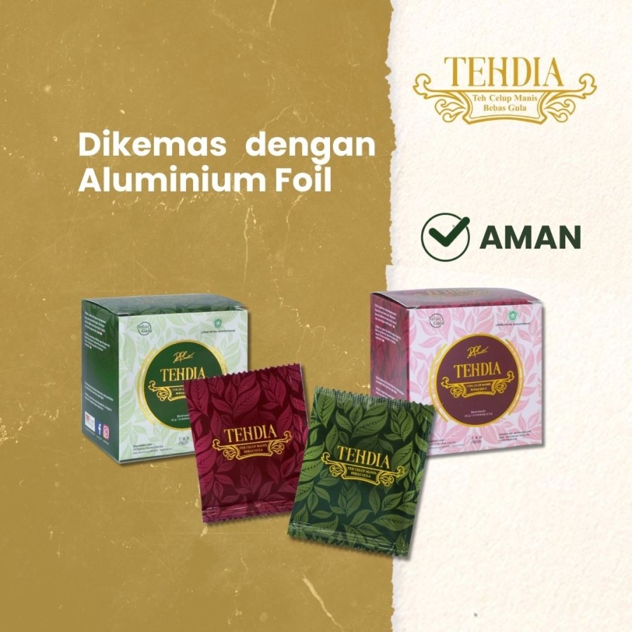 

TEHDIA Leci Teh Celup Manis Bebas Gula 10s