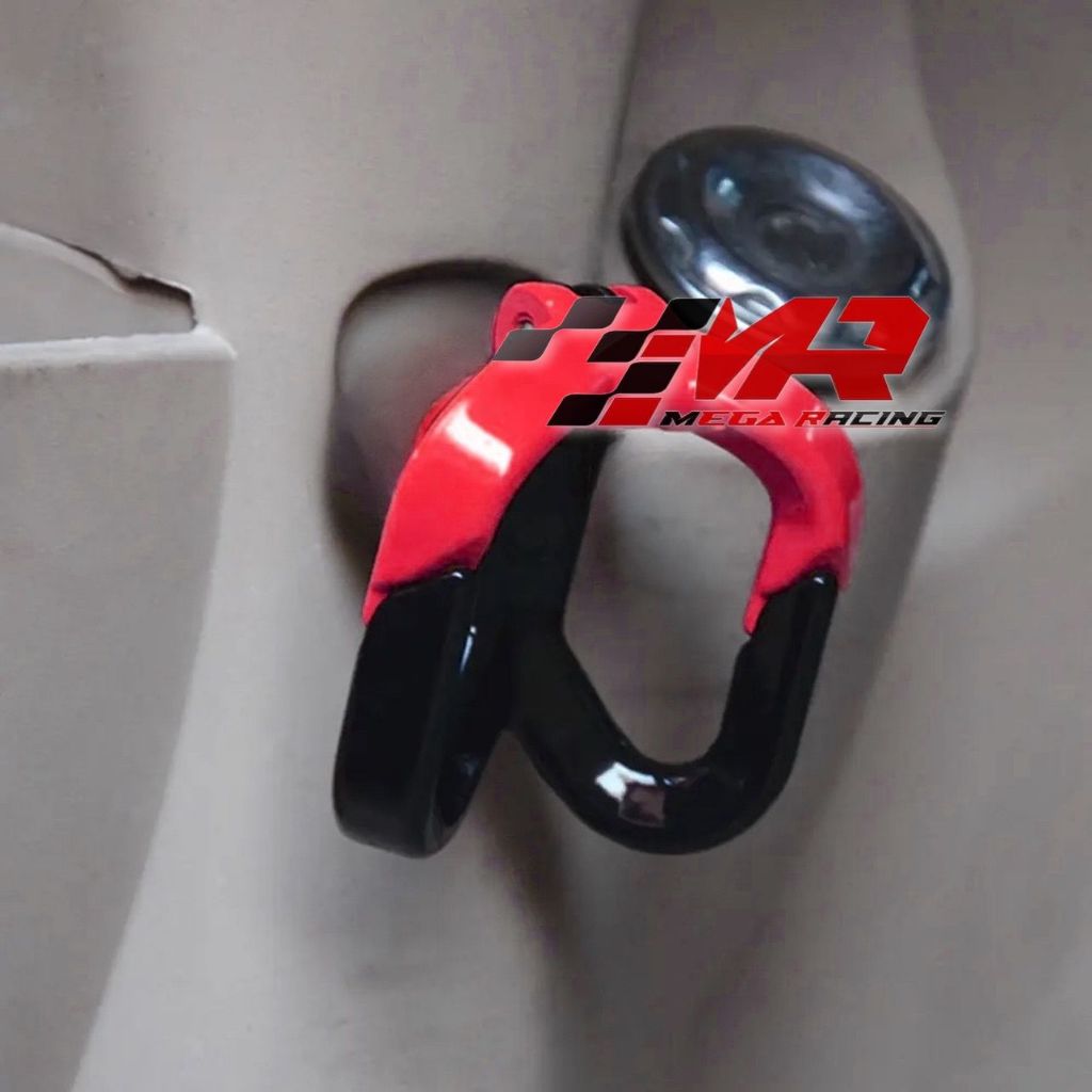 Gantungan Barang Dua Cabang Model Kupu Kupu Otomatis Tutup Buka Universal Nmax, Aerox, Lexi, Vario, 