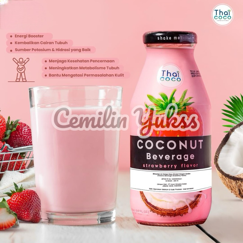 

SDF Thai Coco Coconut Beverage Chocolate Flavour 280ml Minuman Air Kelapa Rasa Coklat Dengan Santan