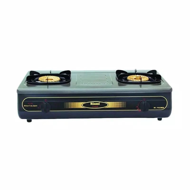 Kompor Gas Rinnai RI-712BGX 712 BGXJumbo 2 tungku Grande Anti gores