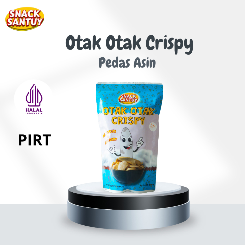 

SNACK SANTUY otak otak crispy pedas asin 100 gram