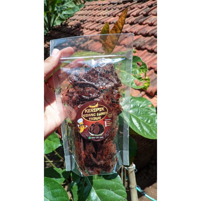 

kripik pisang lumer coklat