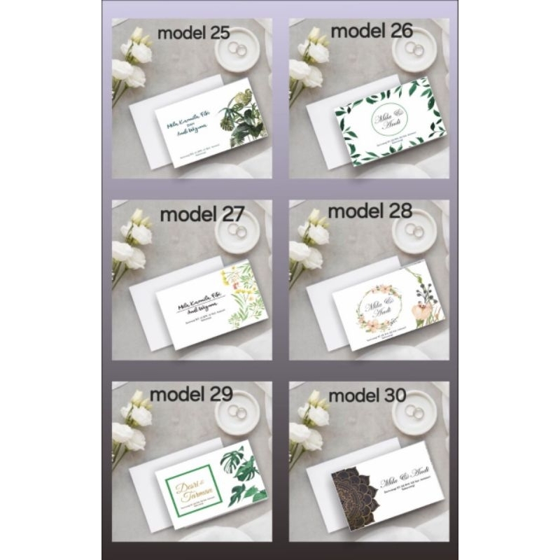 

(isi 50 pcs) Amplop kondangan Custom Nama - Cantik Mewah