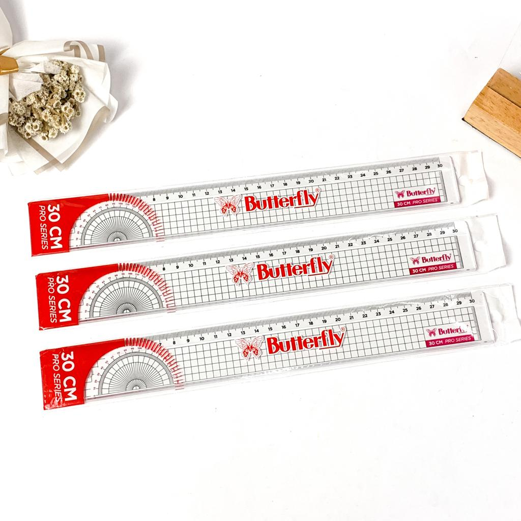 

PENGGARIS / GARISAN BUTTERFLY BT 30CM PRO SERIES RULER
