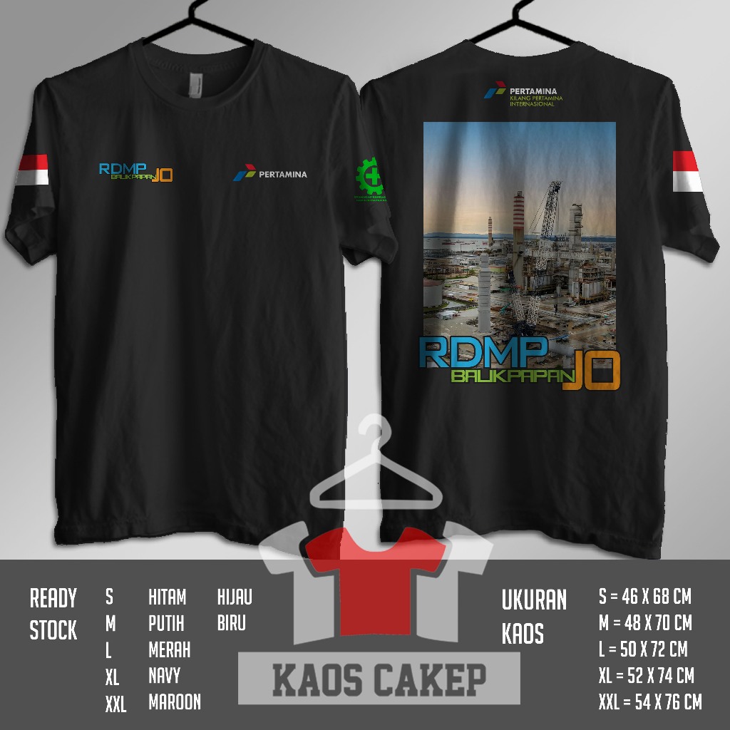Kaos RDMP Balikpapan JO Kilang Minyak Pertamina v2 Baju Perusahaan