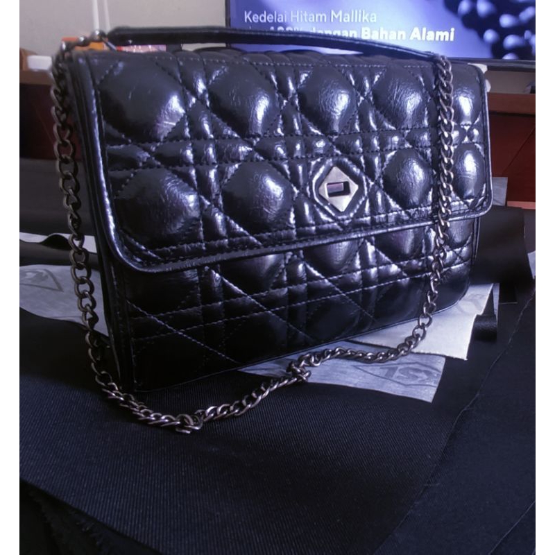 tas wanita motif dior