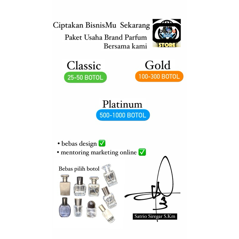 bisnis parfum pemula 25 botol