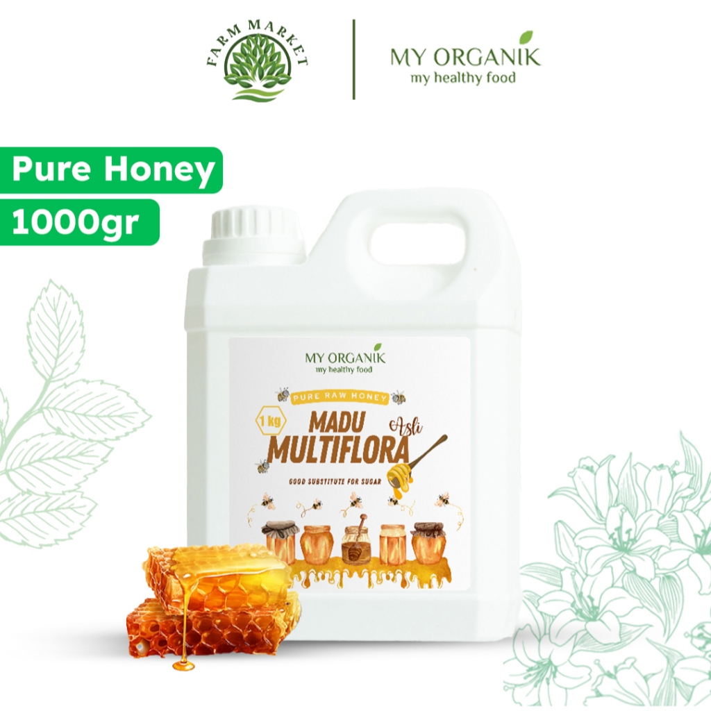 

My Organik Madu Multiflora 100% Super Natural Best Honey Premium Quality 1kg